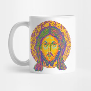 Icon of Christ 16bit - Pixel Art MS Paint Windows 7 Mug